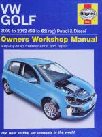 Haynes VW Golf Owners Workshop Manual 2009 to 2012
 0857336339, 9780857336330