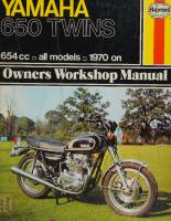 Haynes Yamaha 650 Twins Owners Workshop Manual
 0856963410, 9780856963414