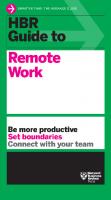 HBR Guide to Remote Work
 9781647820534