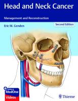 Head and neck cancer : management and reconstruction [Second edition.]
 9781626232310, 1626232318