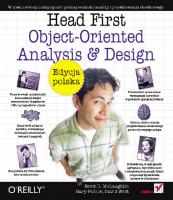 Head First Object-Oriented Analysis and Design [Edycja polska]
 9788324660506, 9788324609659, 8324609652, 832466050X