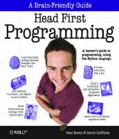 Head First Programming
 9780596802370