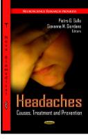 Headaches: Causes, Treatment, and Prevention : Causes, Treatment and Prevention [1 ed.]
 9781622578658, 9781621008637