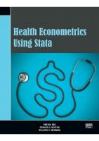 Health Econometrics Using Stata [1 ed.]
 1597182281, 9781597182287