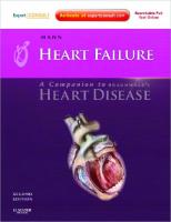 Heart Failure. A Companion to Braunwald's Heart Disease [2 ed.]
 9781416058953, 2010010218
