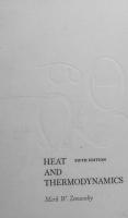 Heat and Thermodynamics [5 ed.]