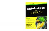 Herb Gardening For Dummies, 2nd Edition (For Dummies (Home & Garden)) [2 ed.]
 0470617780, 9780470617786