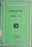 Herodotus: Histories (Books I-II) [1, Revised]
 0674991303, 9780674991309