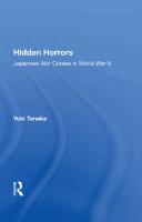 Hidden Horrors: Japanese War Crimes in World War II
 9780367010157