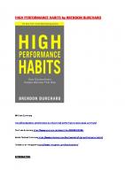High-Performance-Habits
