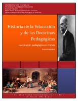 Historia de la Educación y de las Doctrinas Pedagógicas