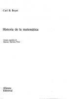 Historia De La Matematica