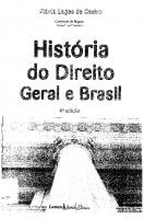 História do Direito Geral e Brasil [6 ed.]
 9788537522196