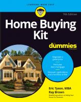 Home buying kit for dummies [7 ed.]
 9781119674818, 1119674816