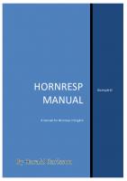 Hornresp Manual