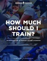 How Much Should I Train?
