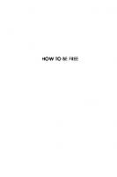 How to Be Free: An Ancient Guide to the Stoic Life [1 ed.]
 2018935439, 9780691177717