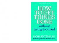 How to get things done without trying too hard [2nd ed]
 9780273751106, 0273751107
