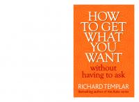 How to get what you want without having to ask
 9780273751007, 027375100X, 9780273751014, 0273751018