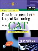 How to Prepare for Data Interpretation & Logical Reasoning for the CAT [5e ed.]
 0070704813, 9780070704817