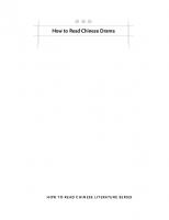 How to Read Chinese Drama: A Guided Anthology
 9780231546669