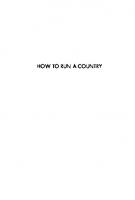 How to Run a Country: An Ancient Guide for Modern Leaders [1 ed.]
 9780691156576, 9781400846207