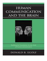 Human Communication and the Brain: Building the Foundation for the Field of Neurocommunication [1 ed.]
 0739139649, 9780739139646