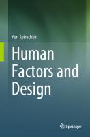 Human Factors and Design
 9811988315, 9789811988318