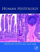 Human Histology: A Text and Atlas for Physicians and Scientists
 0323918913, 9780323918916