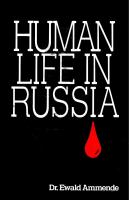 Human Life in Russia
 0939738546