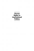 Human Rights in International Politics: An Introduction
 9781685850791