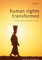 Human Rights Transformed: Positive Rights and Positive Duties
 978-0199535057,  0199535051