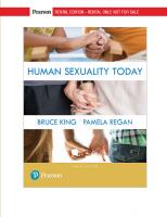 Human Sexuality Today (9th Edition) Reformated [9 ed.]
 0134811755, 9780134811758