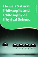 Hume's Natural Philosophy and Philosophy of Physical Science
 1350087866, 9781350087866
