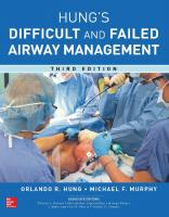 Hung’s Difficult and Failed Airway Management [3rd Edition]
 9781259640551