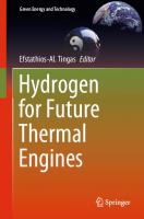 Hydrogen for Future Thermal Engines
 3031284119, 9783031284113