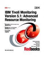 IBM Tivoli Monitoring Version 5.1 : Advanced Resource Monitoring
 9780738426938