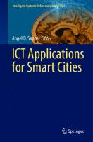 ICT Applications for Smart Cities
 9783031063060, 9783031063077