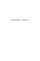 Imitation & Design and Other Essays
 9781487576059