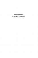 Immigration Policy in the Age of Punishment: Detention, Deportation, and Border Control
 9780231545891