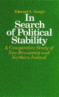 In Search of Political Stability
 9780773580671