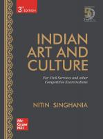 Indian Art and Culture for Civil Services and other Competitive Examinations [3 ed.]
 9353168198, 9789353168193