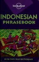 Indonesian Phrasebook [4 ed.]
 0864426518, 9780864426512