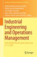 Industrial Engineering and Operations Management: XXVI IJCIEOM, Rio de Janeiro, Brazil, July 8–11, 2020 [1st ed.]
 9783030569198, 9783030569204