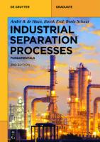 Industrial Separation Processes - Fundamentals [2 ed.]
 9783110654738