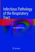 Infectious Pathology of the Respiratory Tract
 9783030663247, 9783030663254
