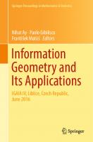 Information Geometry and Its Applications [1st ed]
 9783319977973, 9783319977980, 3319977970