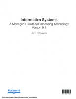 Information Systems: A Manager's Guide to Harnessing Technology [9.1 ed.]
 9781453341698