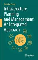 Infrastructure Planning and Management: An Integrated Approach
 9783030485580
