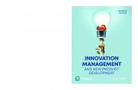 Innovation Management and New Product Development [7 ed.]
 1292251522, 9781292251523